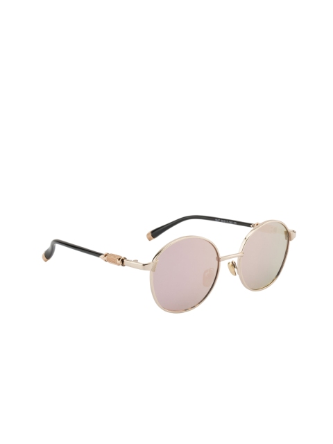 

Gold Berg Unisex Round Sunglasses GB-1847_C5, Pink