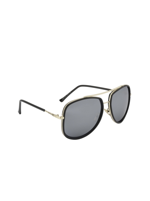 

Gold Berg Unisex Browline Sunglasses, Grey