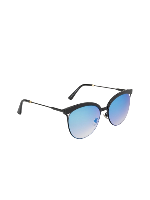 

Gold Berg Unisex Cateye Sunglasses, Blue