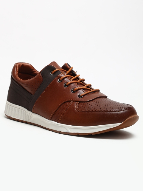 

LOCOMOTIVE Men Camel Brown Sneakers