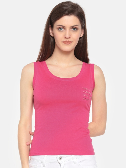 

Deal Jeans Women Pink Solid Top