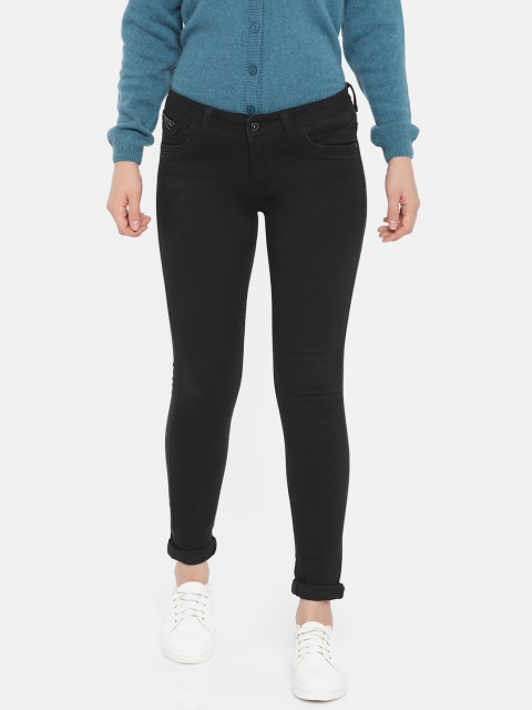 

Deal Jeans Women Black Skinny Fit Mid-Rise Clean Look Stretchable Jeans