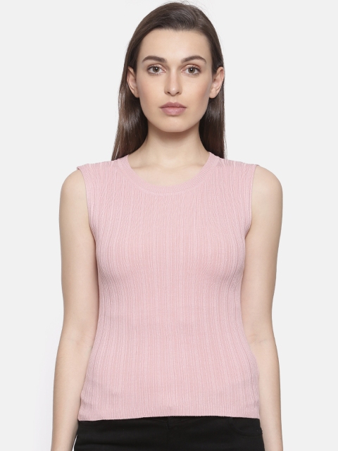 

Deal Jeans Women Pink Solid Top
