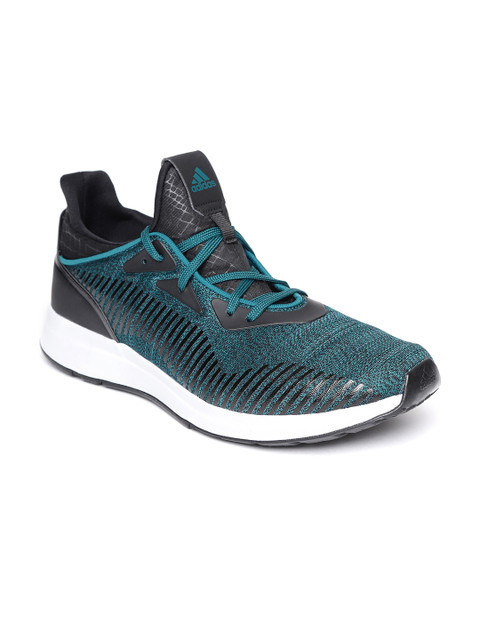 

ADIDAS Men Teal Blue & Black Tylo Printed Running Shoes