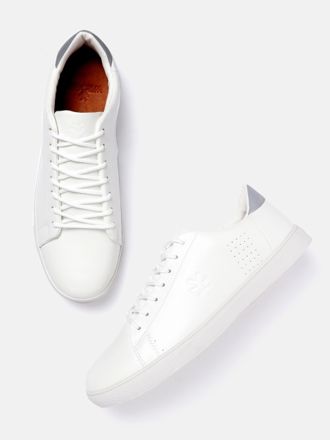 

WROGN Men White Solid Sneakers