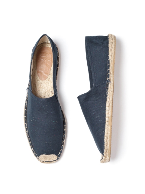

WROGN Men Navy Blue Denim Espadrilles