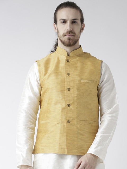 

Deyann Yellow Nehru Jacket