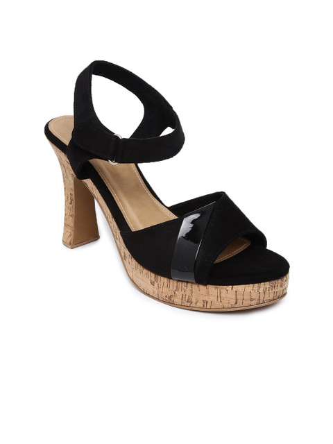 

Inc 5 Women Black Solid Sandals