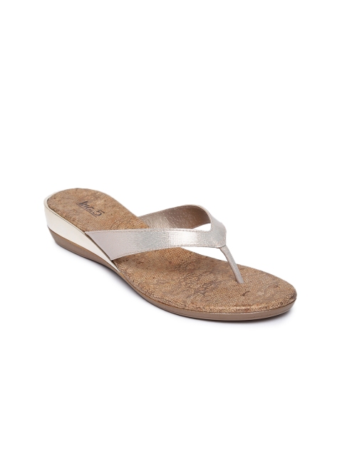 

Inc 5 Women Silver-Toned Solid Sandals