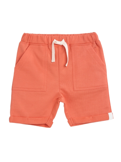 

MINI KLUB Boys Coral Solid Regular Fit Regular Shorts