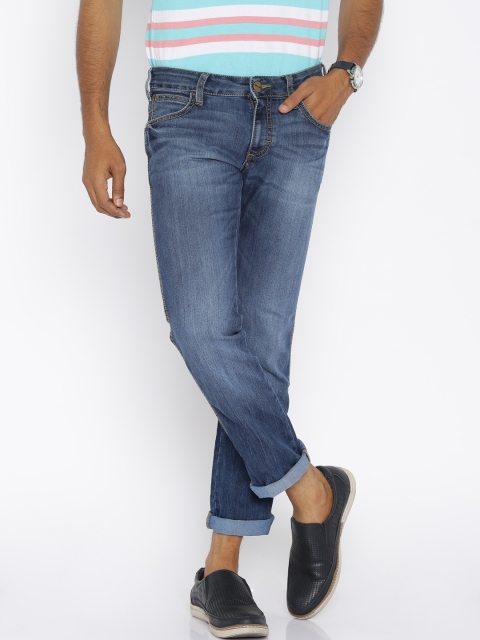 Wrangler Men Blue Skanders Slim Fit Jeans available at myntra for Rs.958