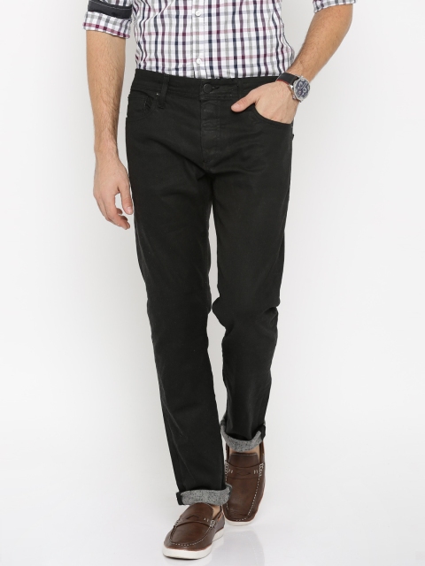 

Jack & Jones Black Washed Slim Fit Jeans