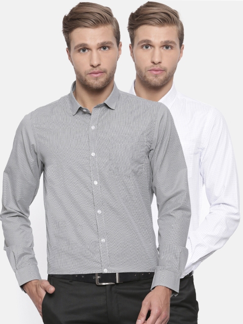 

Excalibur Men Pack of 2 Assorted Regular Fit Formal Shirts