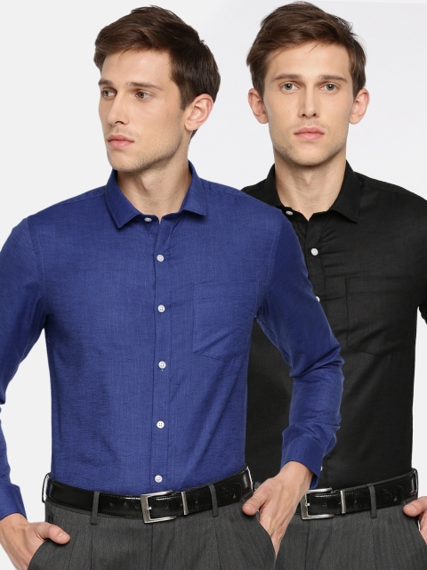 

Excalibur Men Assorted Pack of 2 Formal Shirt