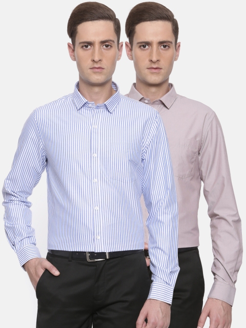 

Excalibur Men Pack of 2 Assorted Formal Shirts