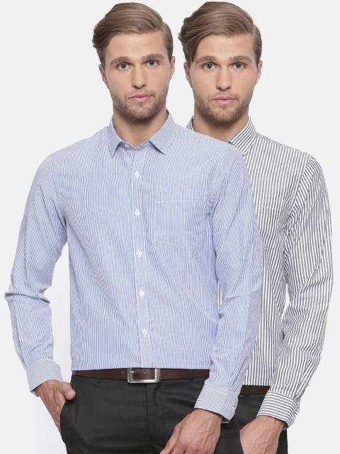

Excalibur Pack of 2 Formal Shirts, Assorted