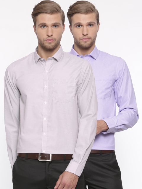 

Excalibur Men Assorted Pack of 2 Formal Shirt