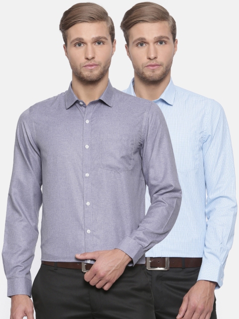 

Excalibur Men Assorted Pack of 2 Contemporary Fit Formal Shirt