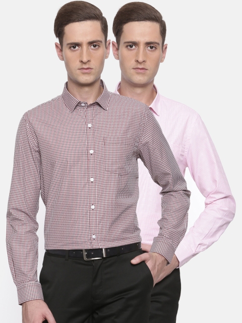 

Excalibur Men Pack of 2 Assorted Formal Shirts