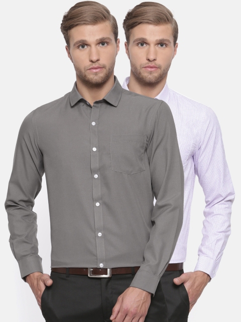 

Excalibur Men Assorted Pack of 2 Formal Shirt
