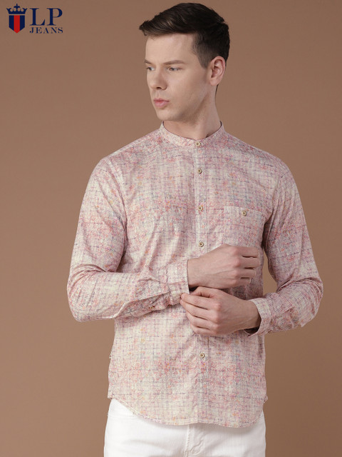 

Louis Philippe Jeans Men Red & Assorted Slim Fit Printed Casual Shirt