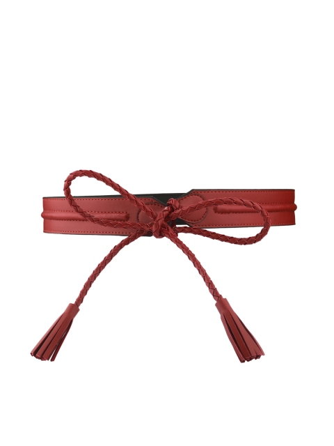 

20Dresses Women Maroon Braided Belt