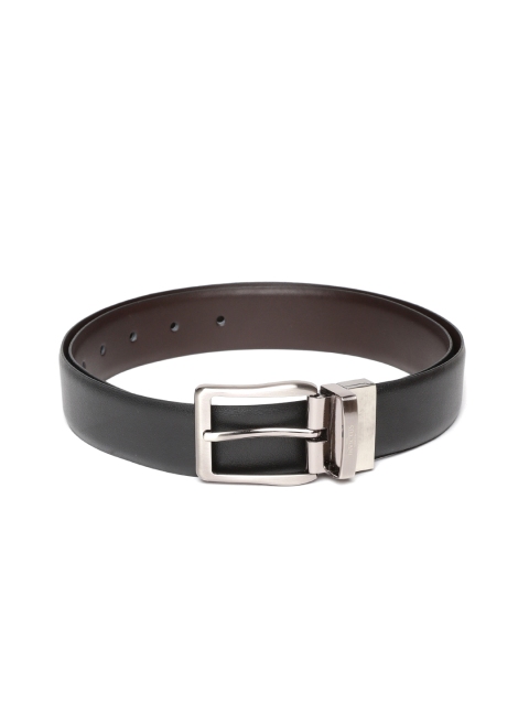 

INVICTUS Men Black & Brown Leather Reversible Belt
