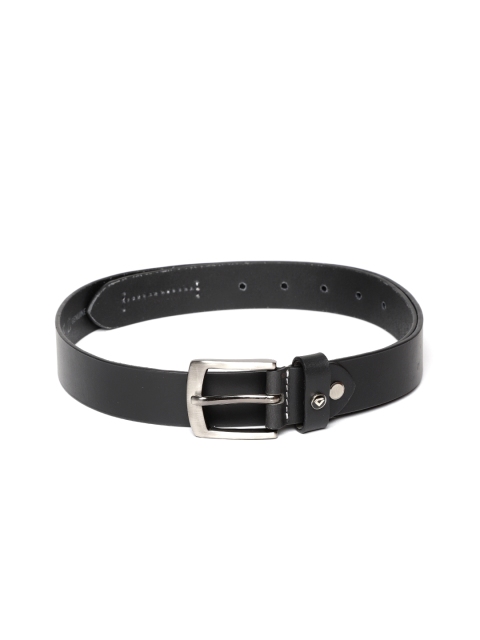 

INVICTUS Men Black Leather Belt