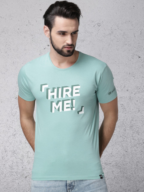 

Ecko Unltd Men Blue Printed Round Neck T-shirt
