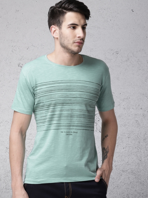 

Ecko Unltd Men Blue Printed Round Neck T-shirt