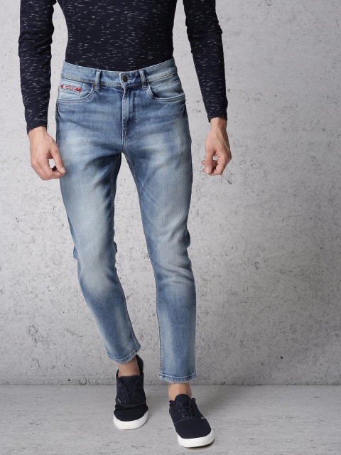 

Ecko Unltd Men Blue Slim Tapered Fit Mid-Rise Clean Look Stretchable Jeans