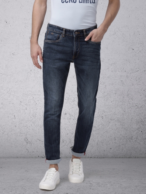 

Ecko Unltd Men Blue Slim Fit Mid-Rise Clean Look Stretchable Jeans