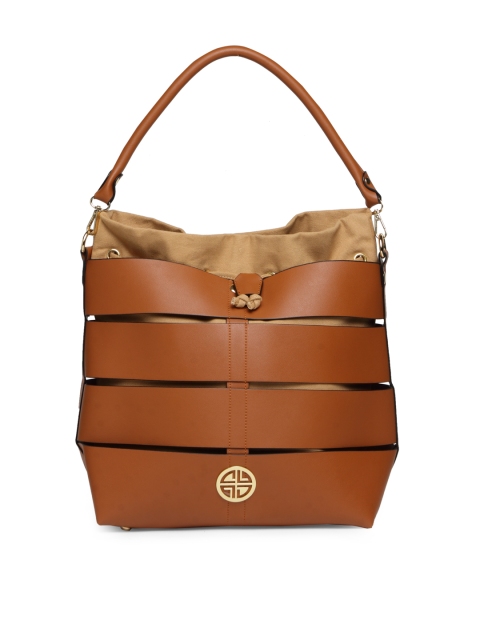 

Carlton London Tan Solid Shoulder Bag