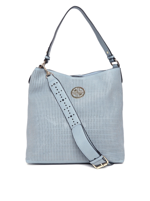 

Carlton London Blue Perforated Shoulder Bag