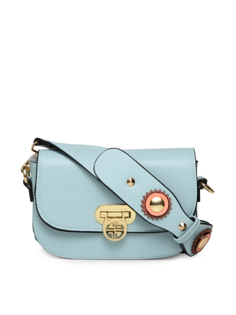 

Carlton London Blue Solid Sling Bag