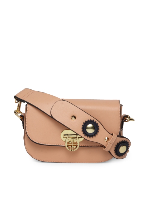 

Carlton London Pink Solid Sling Bag