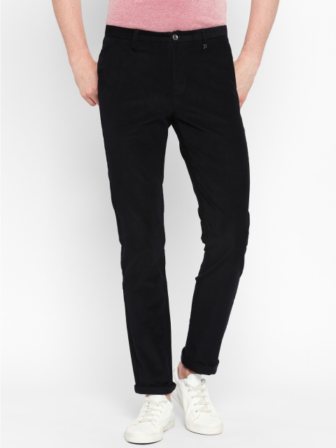

Rex Straut Jeans Men Black Slim Fit Solid Regular Trousers