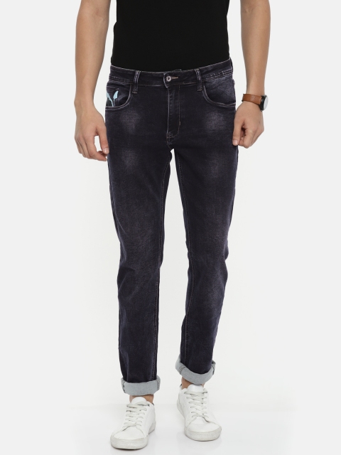 

Rex Straut Jeans Men Blue Slim Fit Mid-Rise Clean Look Stretchable Jeans