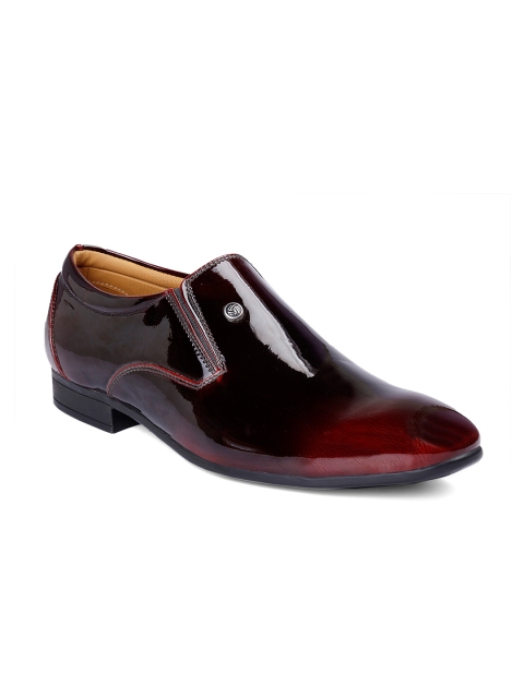 

bacca bucci Men Maroon Slip-On Shoes
