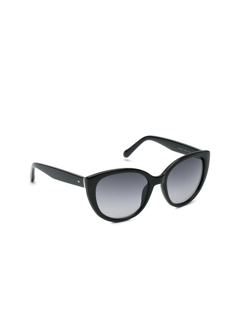 

Fossil Women Cateye Sunglasses FOS 3063/S D28 53ZR, Black