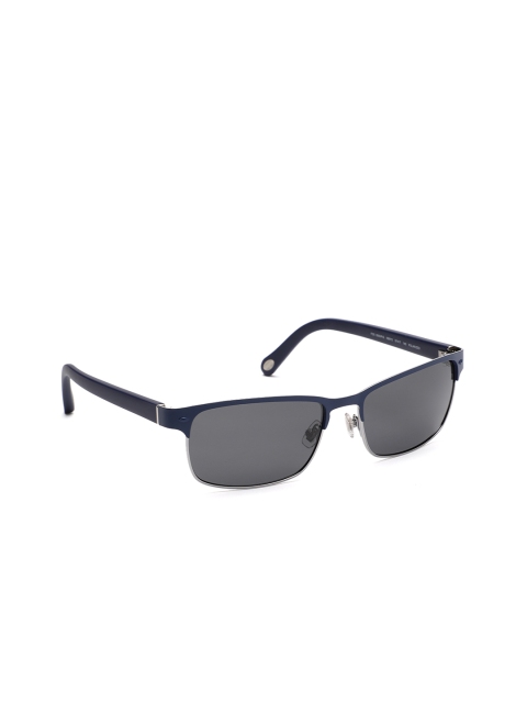 

Fossil Men Rectangle Sunglasses FOS 3000/P/S HB9 57Y2, Black