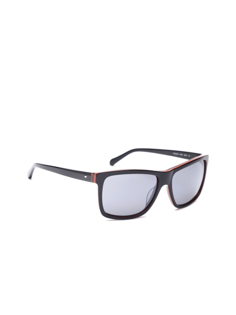 

Fossil Men Mirrored Rectangle Sunglasses FOS 2016/S HY8 58SF, Blue