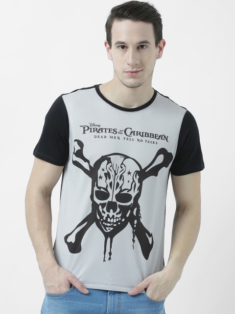 

Disney by Wear Your Mind Men Off-White Printed Round Neck T-shirt