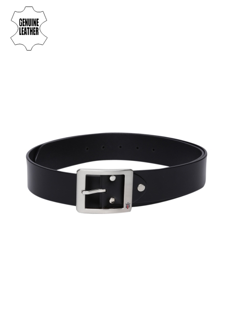 

Louis Philippe Men Black Solid Belt