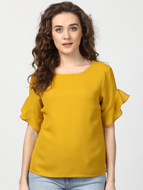 

Harpa Women Mustard Solid Top