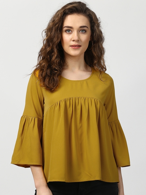 

Harpa Women Mustard Solid Top