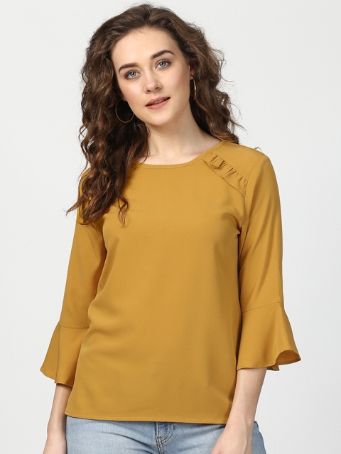 

Harpa Women Mustard Solid Top