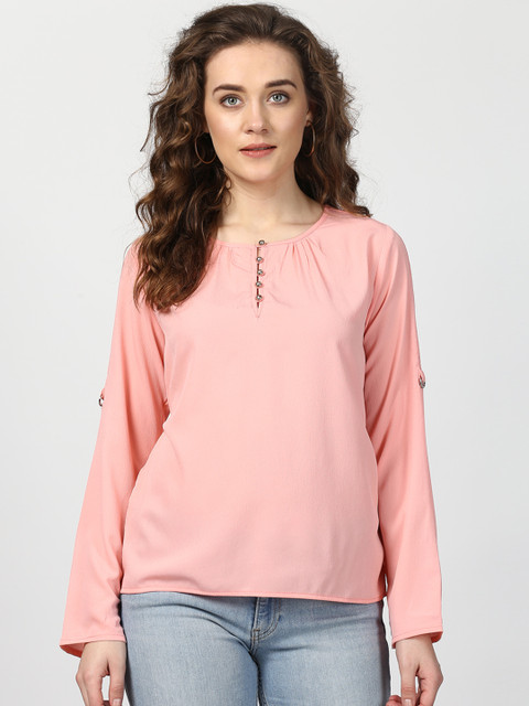 

Harpa Women Pink Solid Top