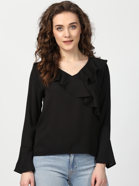

Harpa Women Black Solid Top