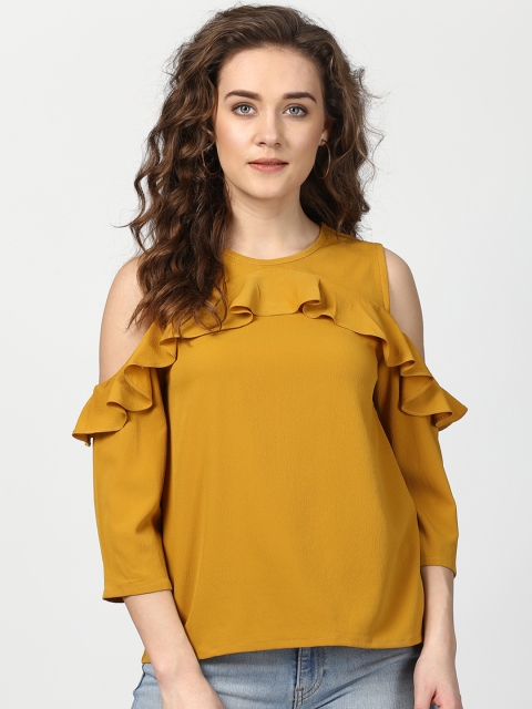 

Harpa Women Mustard Solid Top